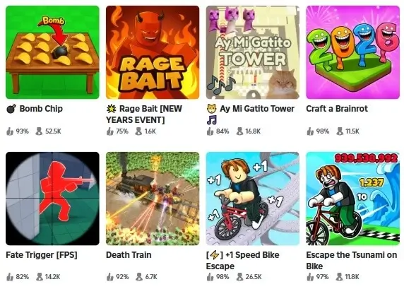 New Year’s Gems! The Roblox 2026 Up-and-Coming Collection 🎆